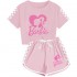 Ensembles de pyjama d'été Barbie le film Barbie 100-170 T-shirt short short pyjama de sport pour filles