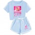 Barbie impression pyjamas ensembles le film Barbie 100-170 filles T-shirt shorts sport pyjama costume