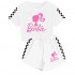 Le film Barbie 100-170 T-shirt short pyjama de sport pour fille Barbie pyjamas costumes