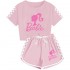 Le film Barbie 100-170 T-shirt short pyjama de sport pour fille Barbie pyjamas costumes