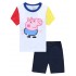 Pyjama pour enfants à manches courtes Peppa Pig Cartoon Ensemble de pyjama T-shirt Peppa Pig