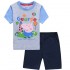 Pyjama pour enfants à manches courtes Peppa Pig Cartoon Ensemble de pyjama T-shirt Peppa Pig