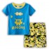 Le Buddies Minions T-shirt à manches courtes coton dessin animé pyjama Minions dessin animé pyjama d'été pour enfants