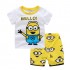 Le Buddies Minions T-shirt à manches courtes coton dessin animé ensemble de pyjamas Minions pyjama d'été pour enfants