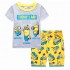 Pyjamas d'été pour enfants Minions Le Buddies Minions T-shirt à manches courtes ensembles de pyjamas de dessin animé en coton