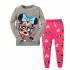 Disney Mickey Mouse et ses amis pyjama de vacances dessin animé Mickey Mouse pantalon à manches longues ensemble de pyjamas pour enfants