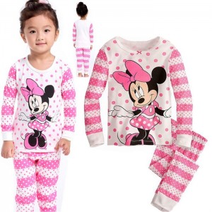 Dessin animé Disney Mickey Mouse et ses amis pyjamas de vacances Mickey Mouse pantalons à manches longues ensembles de pyjamas