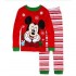 Dessin animé Disney Mickey Mouse et ses amis pyjama de vacances Mickey Mouse pantalon à manches longues ensemble de pyjamas pour enfants