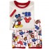 Dessin animé Disney Mickey Mouse et ses amis Pyjamas de vacances Mickey Mouse ensemble de pyjamas à manches courtes pour enfants