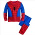 Bébé garçon dessin animé Style sous-vêtements Batman pyjamas ensemble pyjama Spider-man pour enfants