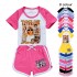 Taylor Swift 100-170 garçons et filles T-shirt shorts costume de sport été Taylor Swift pyjamas